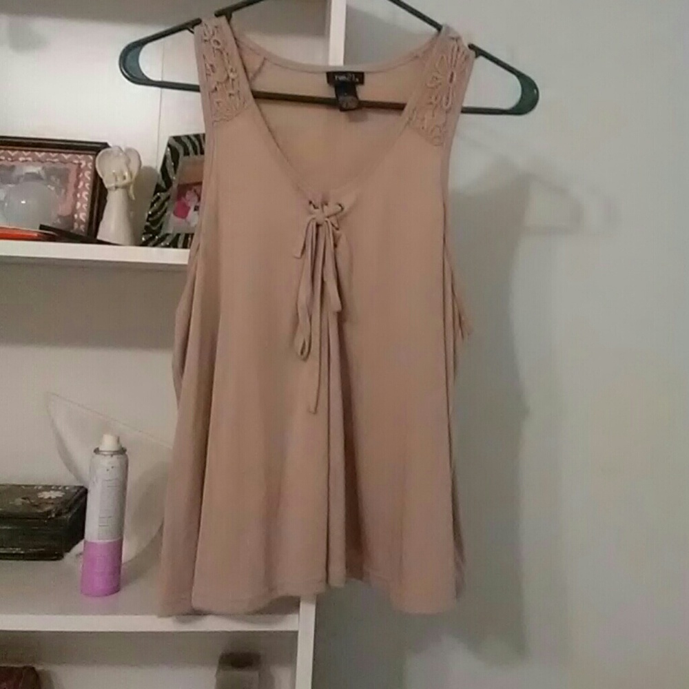 Rue 21 Tan tank top